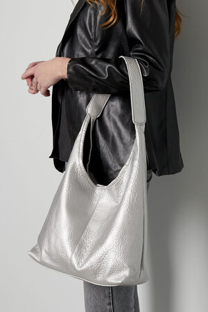 Shopper bag - silver colored h5 Picture4